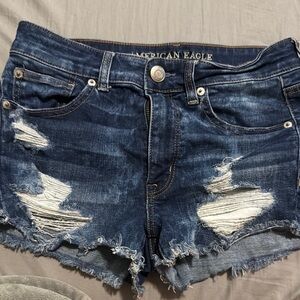 American Eagle Outfitters Women's Blue Denim Shorts